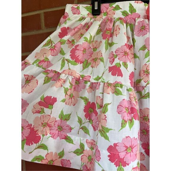 Vintage Style Plus Size Flower Skirt - Picture 2 of 4